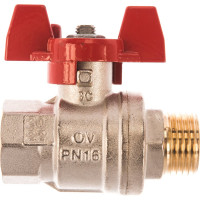 Шаровой кран Oventrop Optibal, полнопроходной, DN-15, 1/2", НВ, PN 1076304