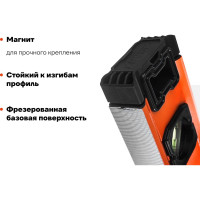 Алюминиевый магнитный строительный уровень Gigant 1000 мм GWM1000