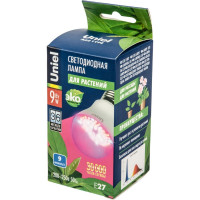 Светодиодная лампа для растений Uniel LED-A60-9W/SP/E27/CL ALM01WH 9645