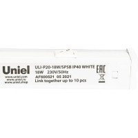Линейный светодиодный светильник для растений Uniel ULI-P20-18W/SPSB IP40 WHITE, UL-00002992