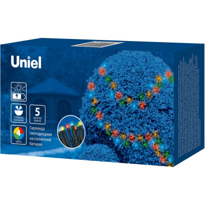 Садовая гирлянда Uniel USL-S-122/PT5000, на солнечной батарее, Milkyway 5306