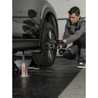 Гидравлический бутылочный домкрат MATRIX 2 т, h подъема 181–345 мм 50761