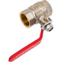 Шаровой полнопроходной кран PRO AQUA В-В ручка рычаг 1 FWL51-f25-f25x