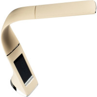 Настольный светильник c часами Uniel 5W TLD-542 Cream/LED/300Lm/5000K/Dimmer UL-00003303