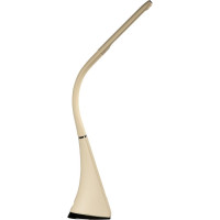 Настольный светильник c часами Uniel 5W TLD-542 Cream/LED/300Lm/5000K/Dimmer UL-00003303