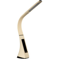 Настольный светильник c часами Uniel 5W TLD-542 Cream/LED/300Lm/5000K/Dimmer UL-00003303