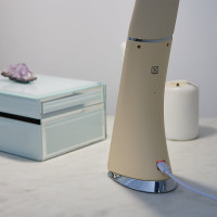 Настольный светильник c часами Uniel 5W TLD-542 Cream/LED/300Lm/5000K/Dimmer UL-00003303