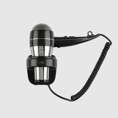 Фен настенный Nofer HOTEL LINE матовый 1800 W нерж. сталь 02058.S