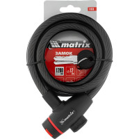 Замок тросовый универсальный MATRIX 12 1200 мм 91836
