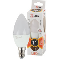 Светодиодная лампа ЭРА LED B35-11W-827-E14, свеча, теплый Б0032980