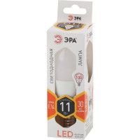 Светодиодная лампа ЭРА LED B35-11W-827-E14, свеча, теплый Б0032980
