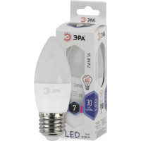 Светодиодная лампа ЭРА LED B35-7W-860-E27, свеча, холодный Б0031413