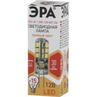 Светодиодная лампа ЭРА LED JC-1,5W-12V-827-G4, капсула, теплый Б0033188