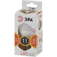 Светодиодная лампа ЭРА LED P45-11W-827-E14 диод, шар,тепл Б0032986