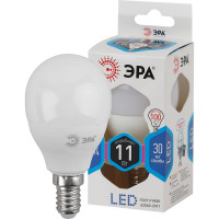 Светодиодная лампа ЭРА LED P45-11W-840-E14 диод, шар, нейтр Б0032988