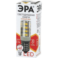 Светодиодная лампа ЭРА LED T25-5W-CORN-827-E14, капсула, теплый Б0033030