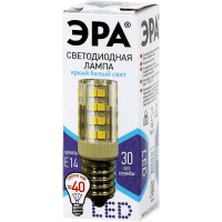 Светодиодная лампа ЭРА LED T25-5W-CORN-840-E14, капсула, нейтральный Б0033031