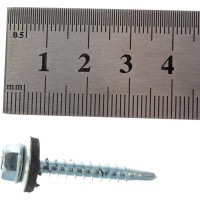 Кровельный саморез VIPкрепеж цинк 104 шт 41003 VIP