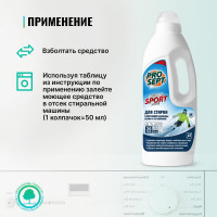Средство для стирки спортивной одежды, обуви и пуховиков PROSEPT Crystal 1 л 290-1