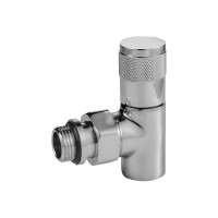 Набор дизайн-вентилей Royal Thermo PIANO угловой хром 1/2 НС-1144294