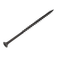 Саморез Качественный КРЕПЕЖ 4,8х 95 потай, крупная резьба, оксид 80 штук 0300381 КЧ