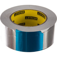 Алюминиевая лента STAYER Professional, до 120С, 50мкм, 50мм х 50м 12268-50-50