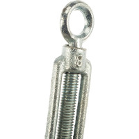 Талреп STAYER DIN 1480, крюк-кольцо, М8, 10 штук, оцинкованный 30515-08