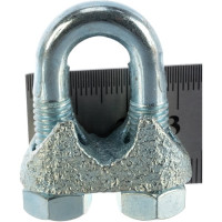 Зажим троса STAYER DIN 741, 10мм, 25 шт, оцинкованный, 30535-10