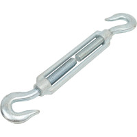 Талреп STAYER DIN 1480, крюк-крюк, М16, 2 шт, оцинкованный, 30525-16