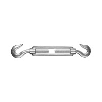 Талреп STAYER DIN 1480, крюк-крюк, М8, оцинкованный, 30525-08