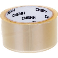 Клейкая лента СИБИН прозрачная, 48мм х 50м 12055-50-50_z02