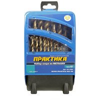 Набор сверл по металлу Мастер (25 шт, 1-13 мм) ПРАКТИКА 911-963
