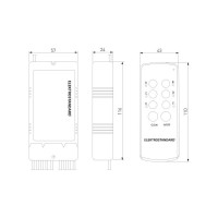 Контроллер для осветительного оборудования Elektrostandard Пульт управления Y6 (6 каналов) a031675