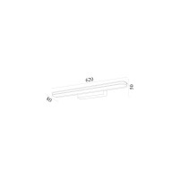 Настенный светодиодный светильник Elektrostandard MRL LED 1080 / Tersa LED хром a040511