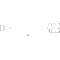 Настенный светодиодный светильник Elektrostandard KORD MRL LED 1030 / белый a040001