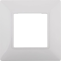 Рамка ЭРА 14-5001-01 на 1 пост, Elegance, белый Б0034381