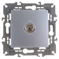Розетка TV ЭРА 14-3101-03 одиночная, IP20, Elegance, алюминий Б0034292