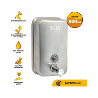 Дозатор для жидкого мыла Puff AISI 304 8608m 1402.096