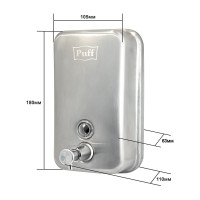 Дозатор для жидкого мыла Puff AISI 304 8608m 1402.096