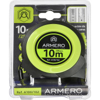 Рулетка с автоблокировкой Armero 10 м/25 мм A100/102