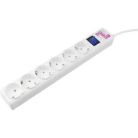 Фильтр-удлинитель Power Cube PC 0,5м 6р, бел. 16А/3,5кВт SPG(5+1)-16B-0,5М
