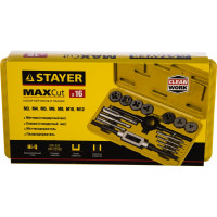 Набор метчиков и плашек STAYER MASTER 16 предметов 28010-H16_z01