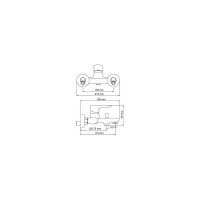 Смеситель для ванны с коротким изливом WasserKraft Фильс (Vils) 5601