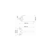Смеситель для ванны с длинным изливом WasserKRAFT Rossel 2802L