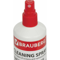Чистящая жидкость-спрей для экранов мониторов и оптических поверхностей BRAUBERG 250 мл 510117