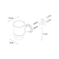 Одинарный подстаканник FIXSEN LUKSOR 71606B
