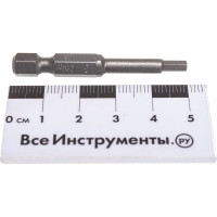 Биты торсионные кованые, обточенные (HEX3; 50 мм; 2 шт.) KRAFTOOL 26127-3-50-2