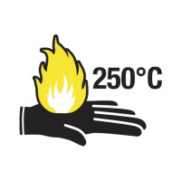 Трикотажные антипорезные перчатки с латексным покрытием Delta Plus VENICUT52, р. 7 VECUT5207