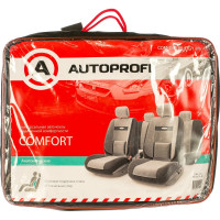 Авточехлы AUTOPROFI COMFORT COM-1105 BK/D.GY