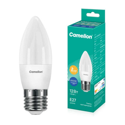 Светодиодная лампа Camelion LED12-C35/865/E27 12Вт 220В 13692